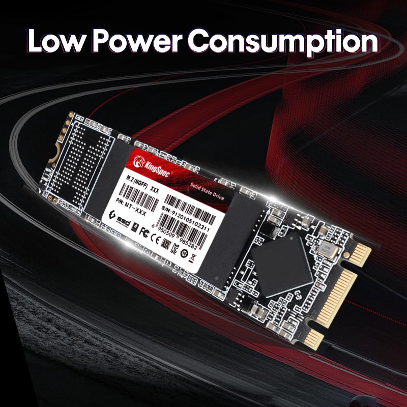 KingSpec KingSpec M.2 SATA SSD, 512GB 2280 SATA III 6Gbps Internal M.2 SSD, Ultra-Slim NGFF State Drive for Desktop/Laptop/Notebook - Image 3