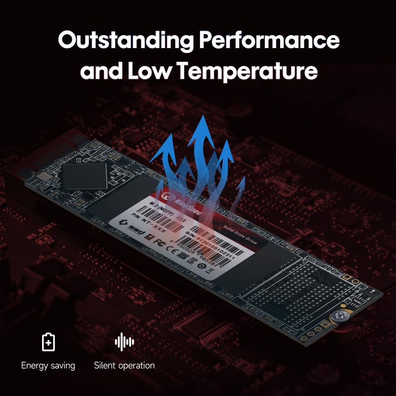 KingSpec KingSpec M.2 SATA SSD, 512GB 2280 SATA III 6Gbps Internal M.2 SSD, Ultra-Slim NGFF State Drive for Desktop/Laptop/Notebook - Image 4