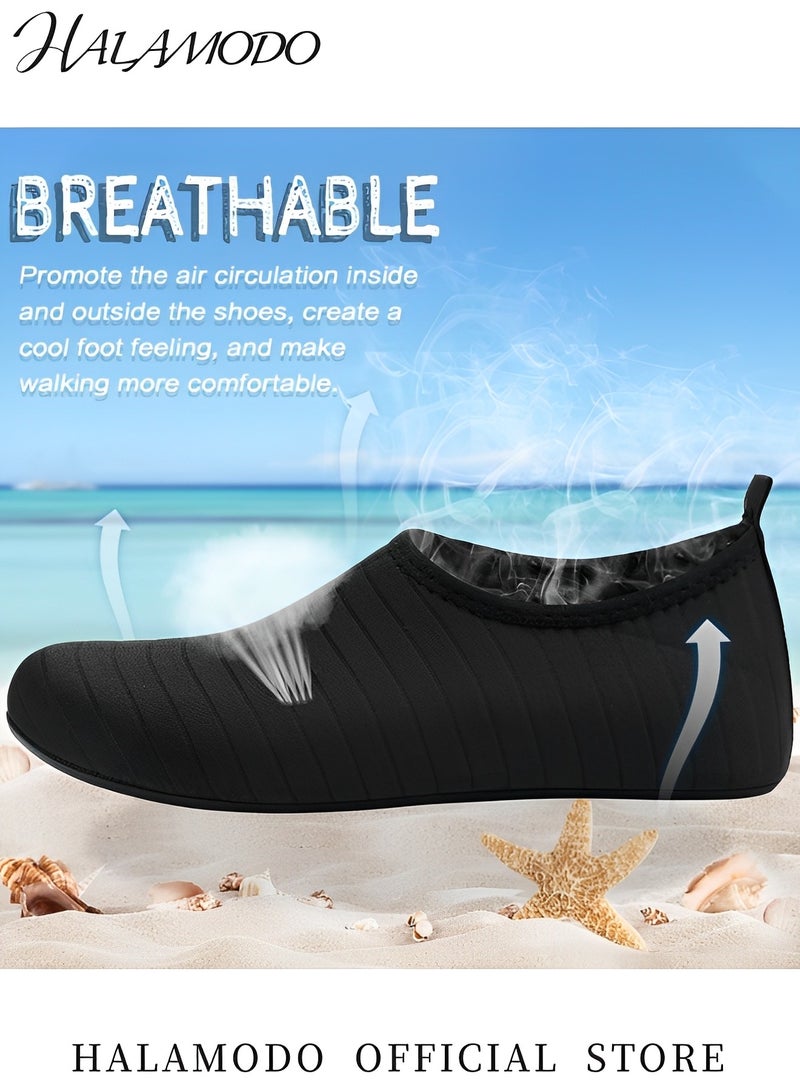 HALAMODO Water Shoes for Women & Men Quick-Dry Water Sports Barefoot Shoes Swim Surf Shoes Soft Bottom Outdoor Lightweight Diving Shoes for Hiking & Beach & Surf & Yoga Sport - Image 4