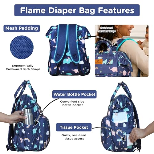 Motherly Flame Hospital Bag for Mom & Newborn Baby, Maternity Diaper Bag, Multi Pocket Water Resistant Travel Baby Bag - Image 5