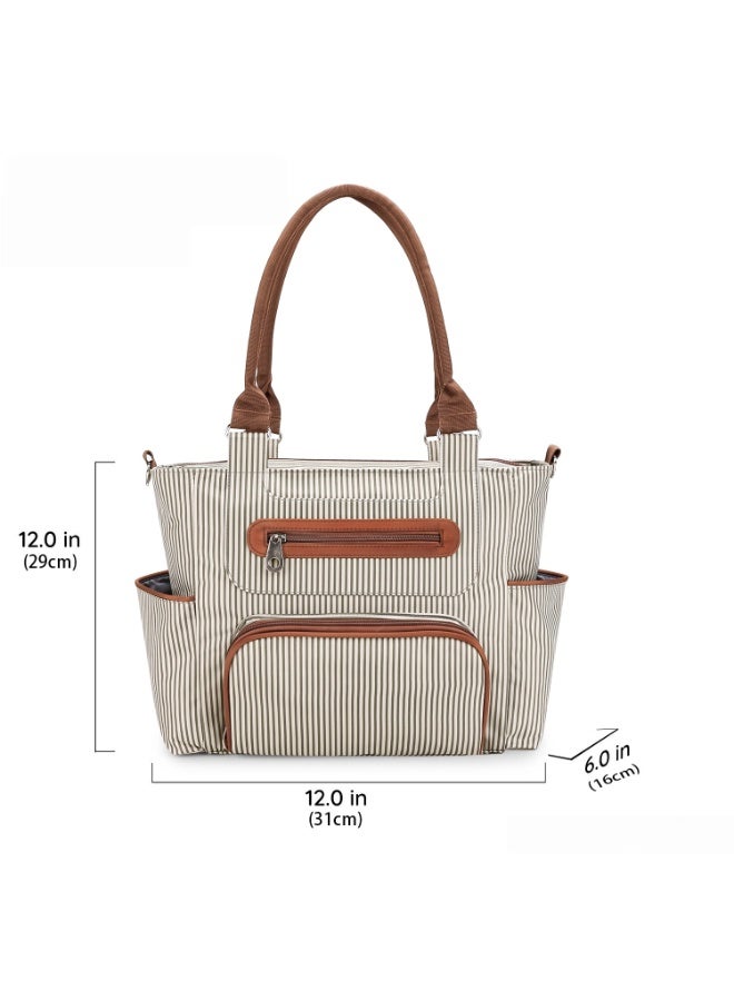 general 7-piece set of mommy bag handbag multifunctional large-capacity mother bag maternal and child diaper bag outing hand bag - Image 3