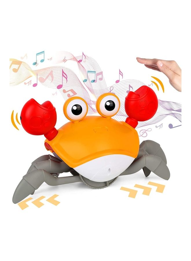 Loquat Musical Crab Toy Induction Crawling Toys with Light and Sound  - Image 1