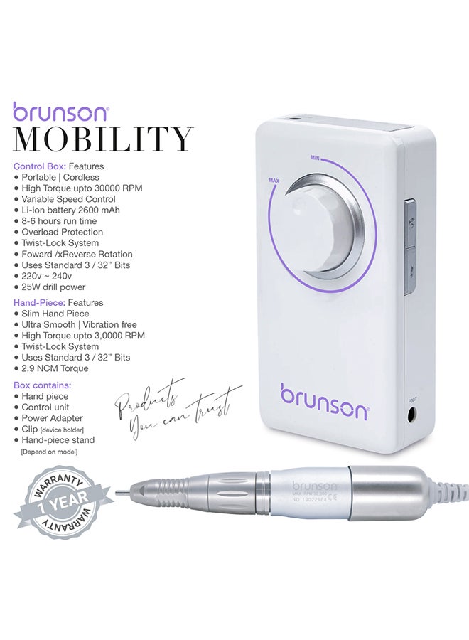 brunson Portable Mobility Nail Drill Machine Bpmdm-Tiffany - Image 5