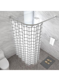 Bluejw Bathroom Shower Curtain Waterproof Cloth Suit Bath Bathroom Curtain Curtain Non-Punch Rod Hanging Curtain Sub-Door Curtain Partition Curtain  - Image 1