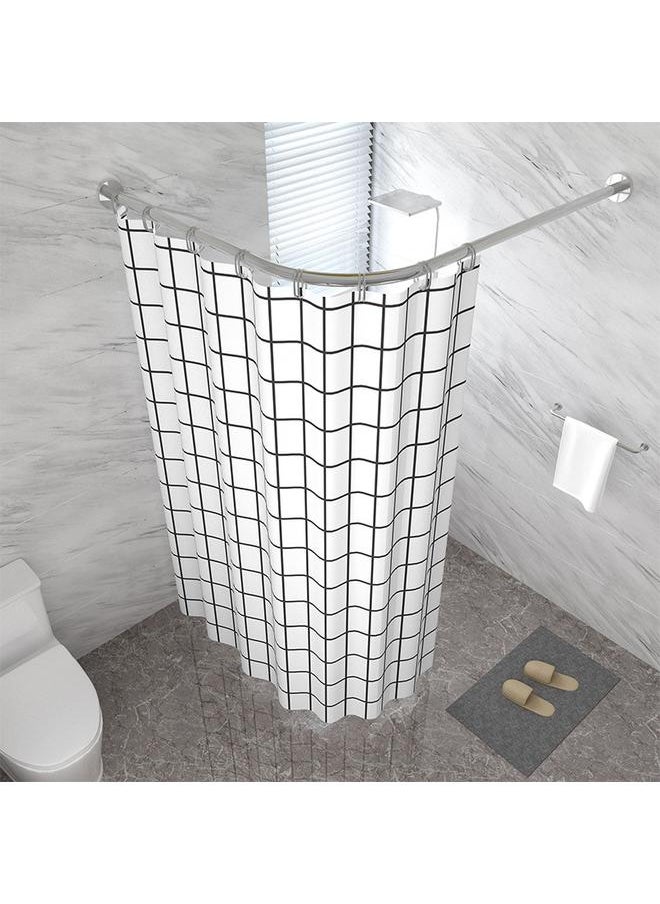 Bluejw - Bathroom Shower Curtain Waterproof Cloth Suit Bath Bathroom Curtain Curtain Non-Punch Rod Hanging Curtain Sub-Door Curtain Partition Curtain - Image 1