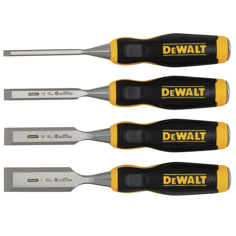 DEWALT DEWALT DWHT16063 Short Blade Wood Chisel 4piece Set 