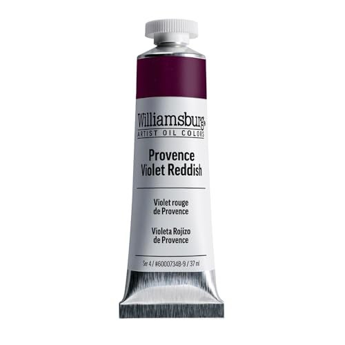 Williamsburg Artist Oil Colors by GOLDEN, Provence Violet Reddish, 37 ml tube, Professional Oil Paint, Opaque - Image 1