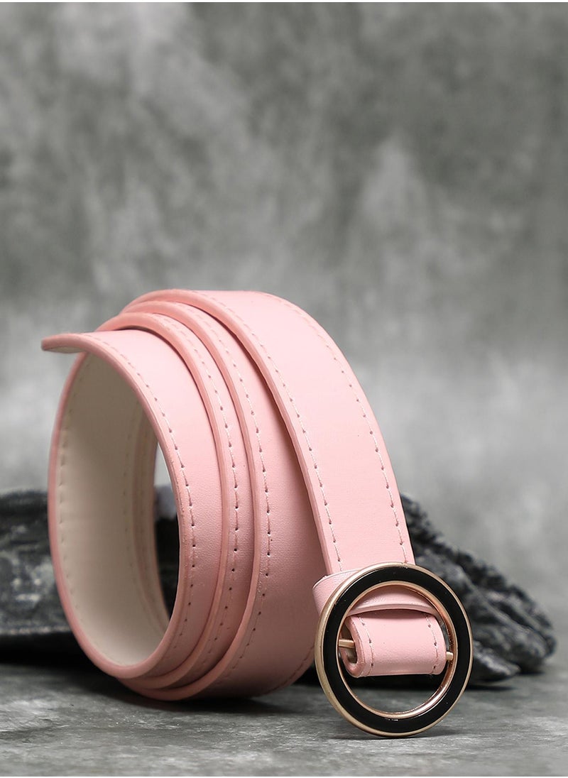 Haute Sauce Pink Solid Waist Belt  - Image 3