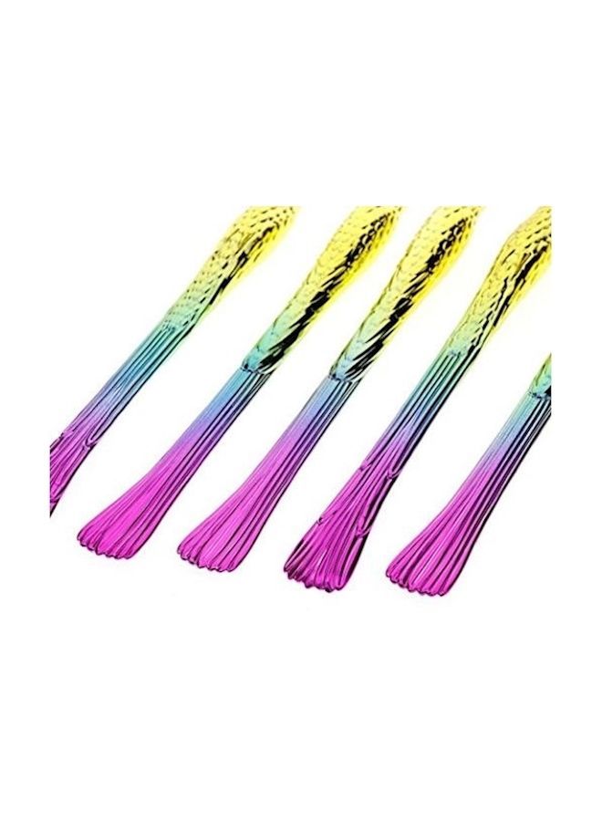 NIBEMINENT 5-Piece Mermaid Nail Art Dotting Pen Brush Set Multicolor - Image 2