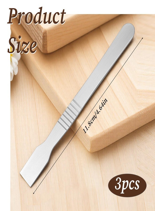 Psyqtsuary 3PCS Small Metal Scraper Tool, Non-Scratch Cleaning Tool Handy Multi-Use Scraping Tools for Removing Oil Stains, Labels, Food, Dirt, Paint Used in Narrow Spaces and Gaps - Image 2