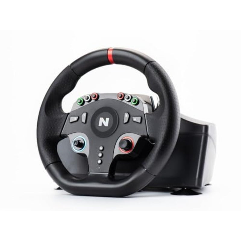 Drive Pro ONE Gaming Racing Wheel with Separate Shifter and Floor Pedals, Steering Wheel, 270 Degree Zero Dead Zone Driving Car Simulator, MLT-DP20-K Black (Renewed) - Image 3