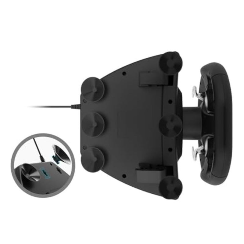 Drive Pro ONE Gaming Racing Wheel with Separate Shifter and Floor Pedals, Steering Wheel, 270 Degree Zero Dead Zone Driving Car Simulator, MLT-DP20-K Black (Renewed) - Image 2