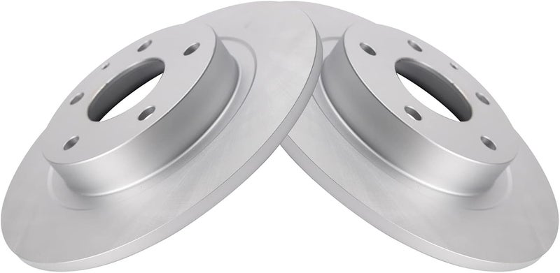 TRQ Rear Brake Rotor Set G Coated Solid Compatible with 2014-2021 Mazda 6 - Image 5