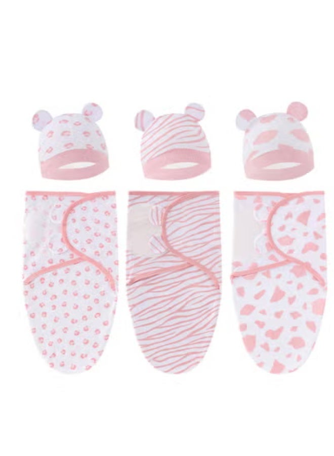 Newborn Spring Silkworm Sleeping Bag Fetal Cap Set