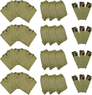 12-Piece Military Underwear Set (Undershirt-Boxer-Socks) - pzsku/ZDAEBF2E7974355B4066BZ/45/_/1727706924/ec653c64-9bfd-4491-95da-58bb56d1f6f4