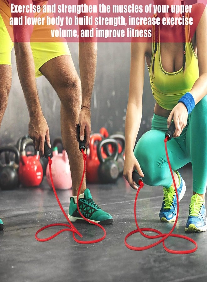 Wesnoy 1 Roll Resistance Tubes Exercise Tubing 50ft Exercise Bands Tubing for Therapy, Lower Pilates, Home Workouts, Rehab Core(Red,Beginner Level 3) - Image 5