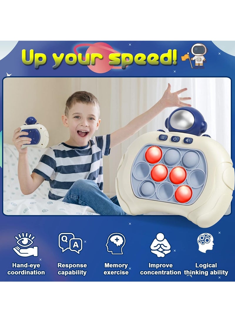 null - Quick Push Pop Game It Fidget Toys Pro for Kids Adults, Handheld Puzzle Game Machine, Squeeze Poppet Sensory Fast Push Bubble Toy - Image 1