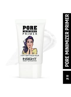 Insight Cosmetics Pore Mnimizer Primer |Primer For Face Makeup | Pores And Fine Lines Minimizer | Hydrating And Moisturising | Infused With Aloe Vera | Silk Matte Finish (30 Ml)  - Image 2