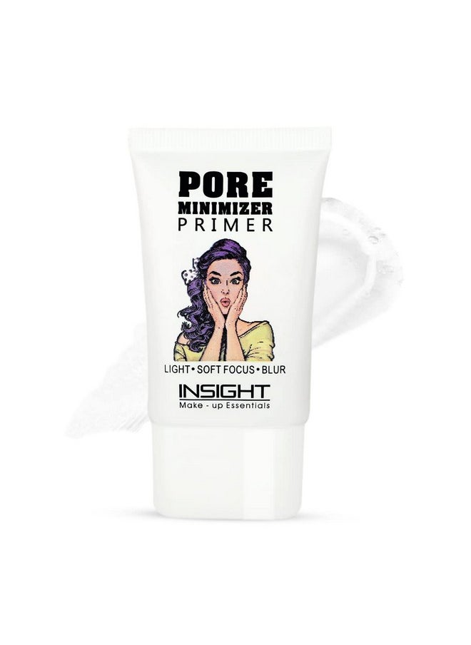 Insight - Cosmetics Pore Mnimizer Primer |Primer For Face Makeup | Pores And Fine Lines Minimizer | Hydrating And Moisturising | Infused With Aloe Vera | Silk Matte Finish (30 Ml) - Image 1