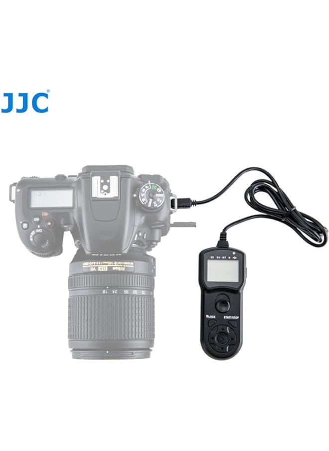 Generic - Intervalometer Timer Remote Shutter Cord for Nikon P1000 P7700 P7800 D3100 D3200 D3300 D5000 D5100 D5200 D5300 D5500 D5600 D7000 D7100 D7200 D7500 D600 D610 D750 Df Z6 Z7, replace Nikon MC DC2 - Image 1