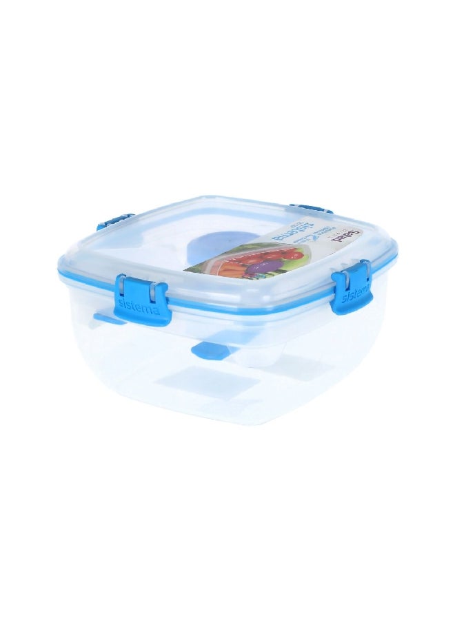 سيستيما صندوق حفظ الطعام والسلطة تو جو من ، شفاف، 1.1 لتر 21356 - Image 1