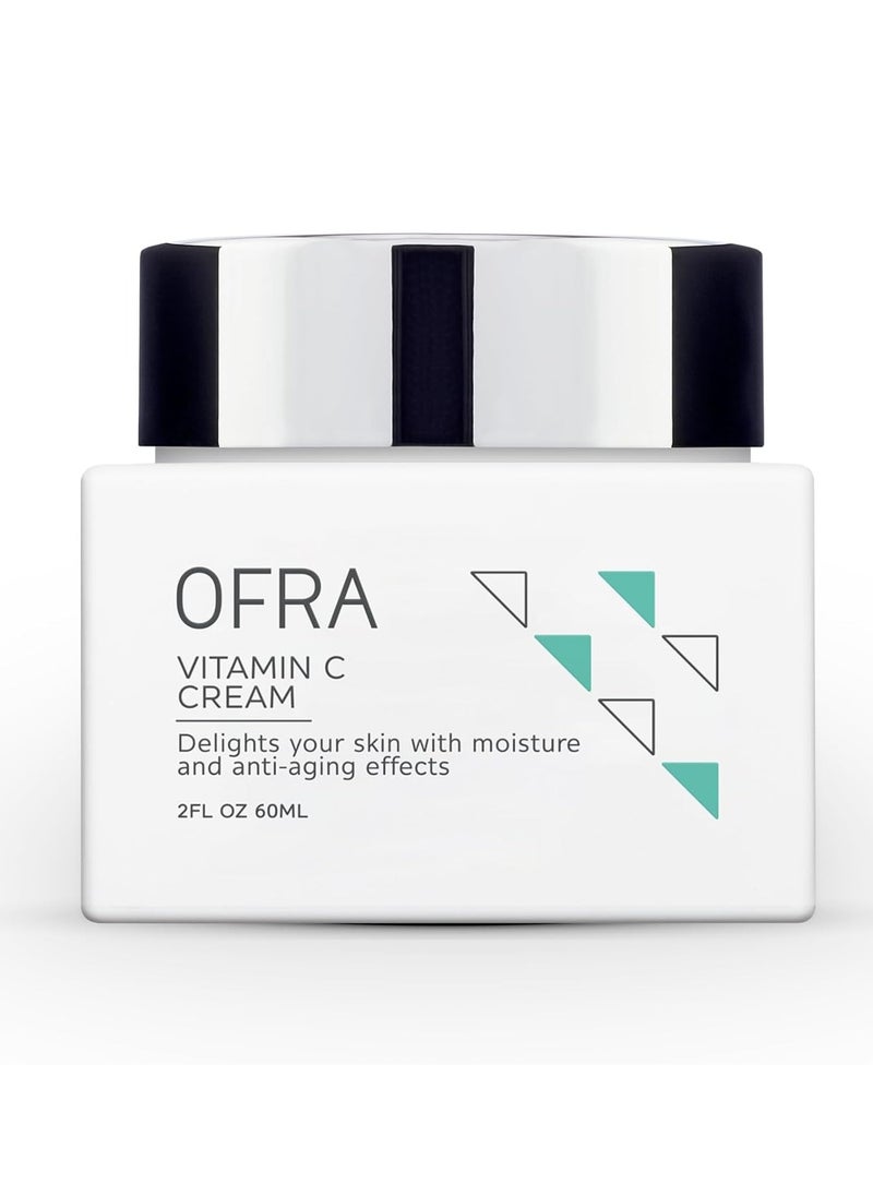 OFRA OFRA Vitamin C Cream | Face Moisturizer with Brightening Antioxidants | Hydrates & Revitalizes Skin | Helps Even Skin Tone | Lightweight Formula for All Skin Types | Nourishing | 2.2oz 60mL  - Image 1