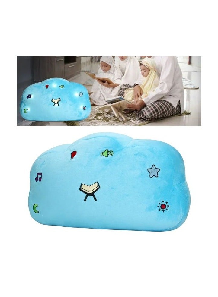 Quran Pillow for Kids, Glowing Quran Pillow, Educational Pillow, Soothing Sound, Best Gift for Your Kids, Surah Al-Kalima, Soft and Cuddly, Modern Design, Simple Design, 1 Piece  - Image 2