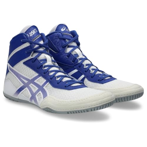 ASICS Mens MATCONTROL 3 Wrestling Shoes 8 WhiteDark Cobalt - Image 3