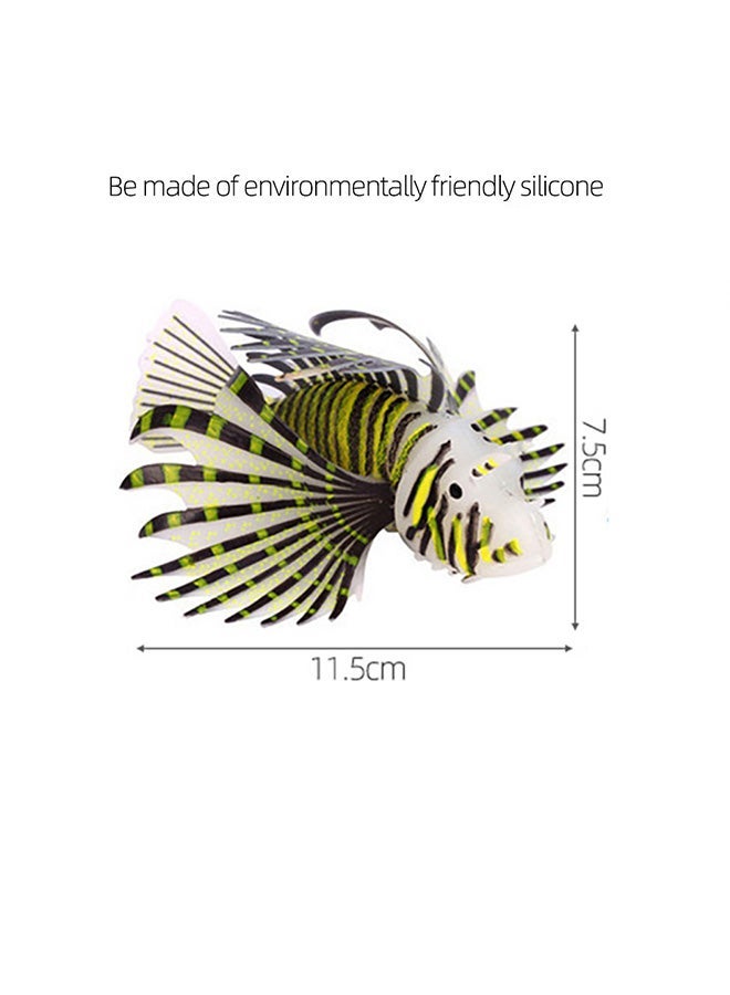 Generic Artificial Aquarium Fish Ornament Multicolour 11.5x7.5cm  - Image 2