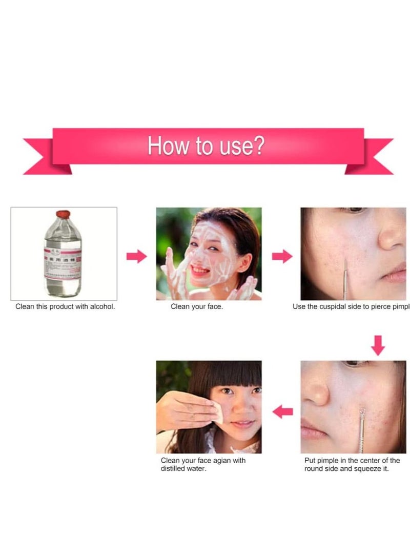 2-in-1 blackhead removal tool made of high-quality steel - Image 5