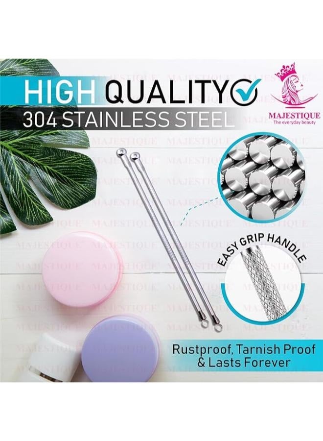 2-in-1 blackhead removal tool made of high-quality steel - Image 3