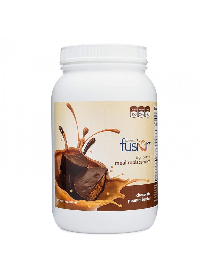 Bariatric Fusion Bariatric Fusion Chocolate Peanut Butter Meal Replacement 27g Protein Powder, 21 Serving Tub for Bariatric Surgery Patients Including Gastric Bypass and Sleeve Gastrectomy - No Gluten, Aspartame or Sugar - Image 1