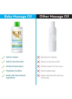 Mamaearth Soothing Massage Oil For Babies, 200 Ml  - Image 3