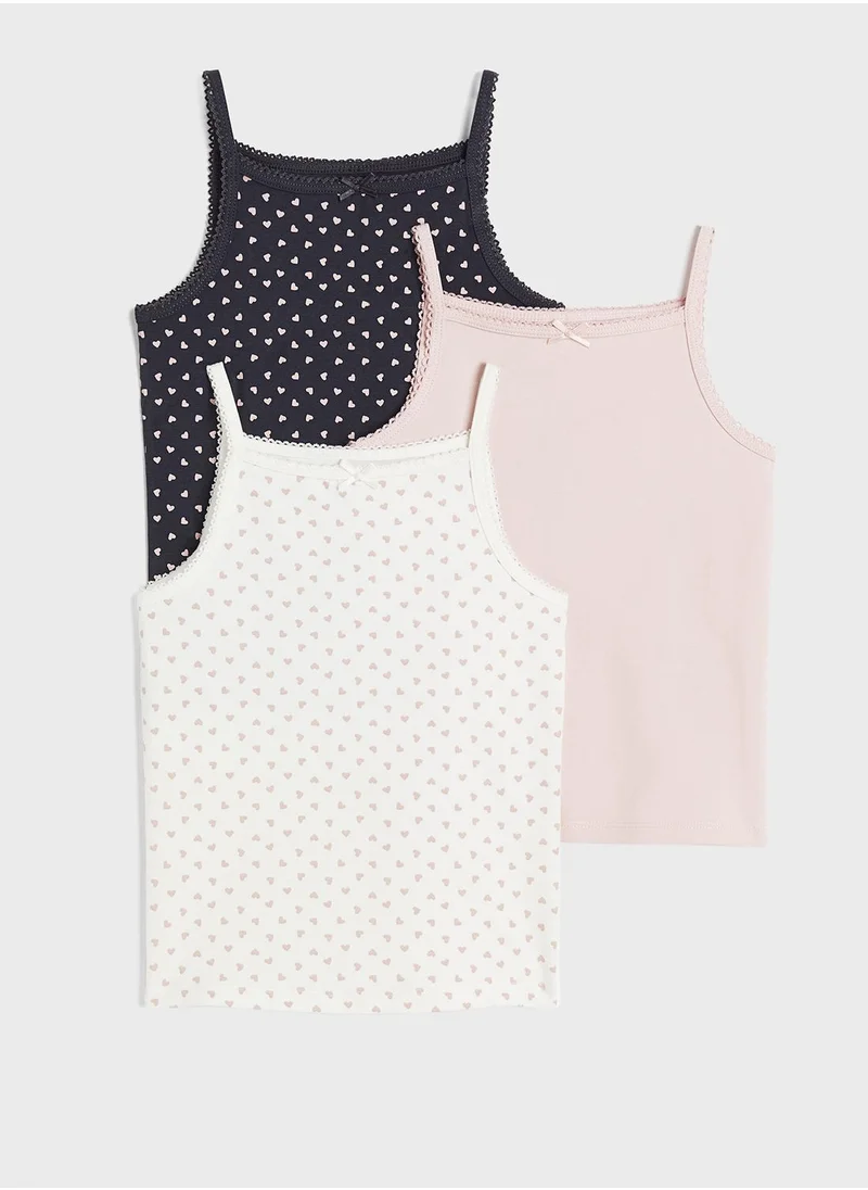 اتش اند ام Kids 3-Pack Jersey Strappy Tops
