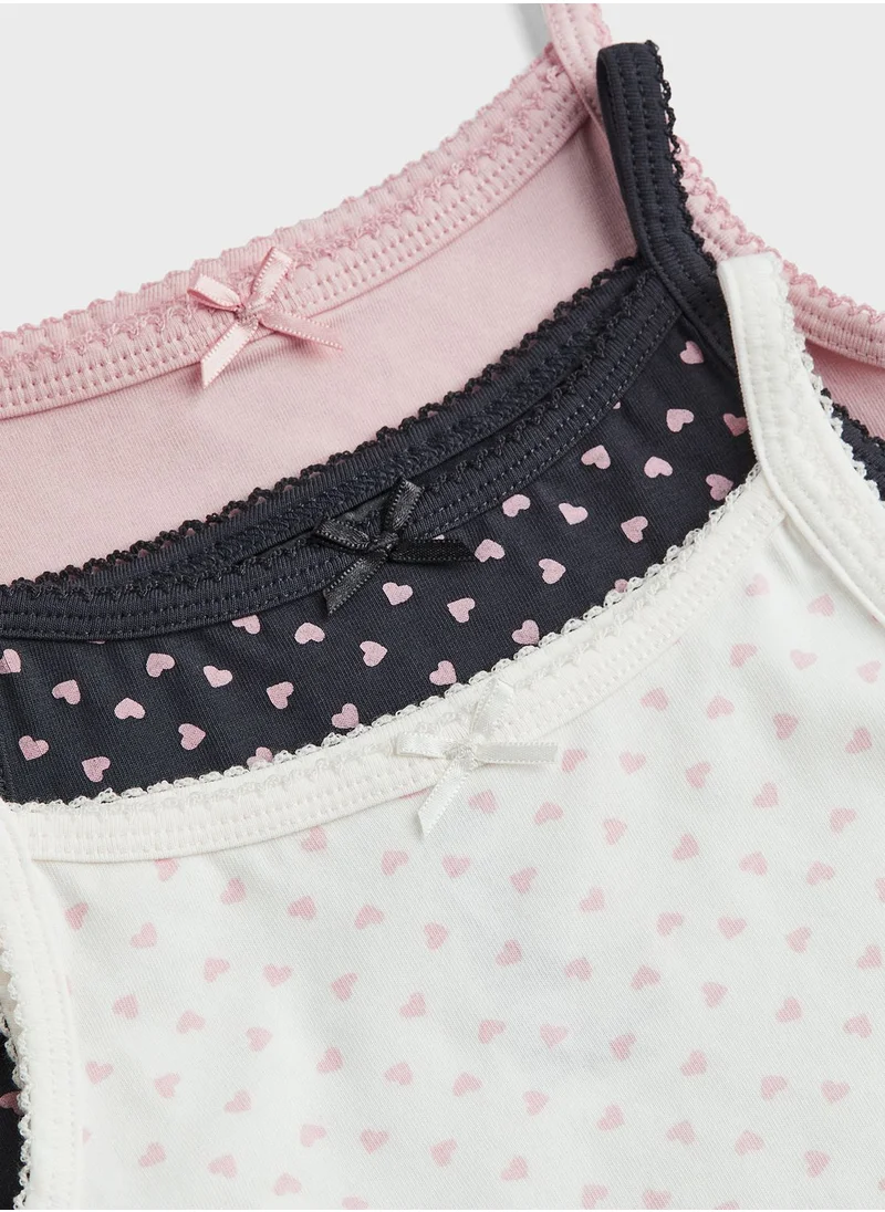 اتش اند ام Kids 3-Pack Jersey Strappy Tops