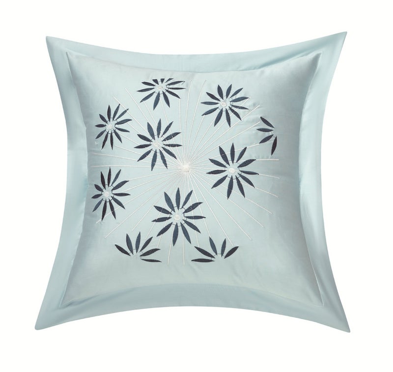 ليفور مفرش صيفي قطن 100% فاخر مناسب لمقاس سرير مزدوج 200 x 200 cm سم من ليفوري مكون من 8 قطع 250 غرزة - Image 4