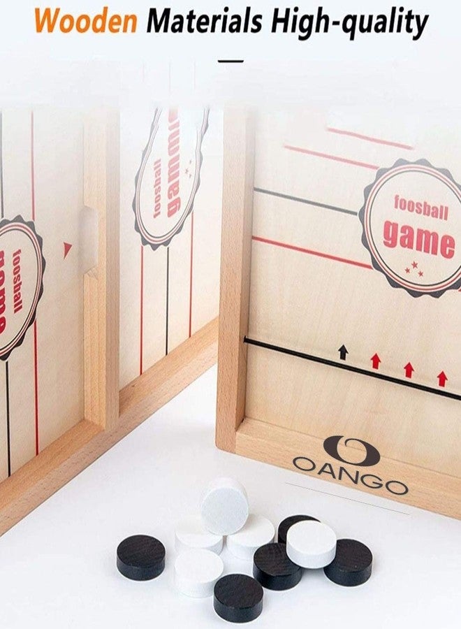 OANGO 2 in 1 Super Fast Sling Puck Game, Portable Table Board Game for Kids and Adults, Tabletop Slingshot Games Toys for Boys and Girls, Desktop Sport Board Game for All Age Group - Image 4