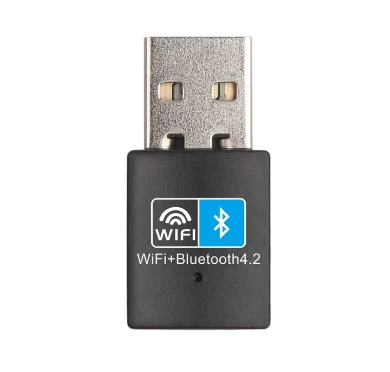 MANYCAST USB WiFi and Bluetooth Adapter - 150Mbps Wireless Wi-fi Connection, Bluetooth 4.2 Dongle for PC, Laptop, Desktop Computer Network Card Compatible with Windows & Mac OS - Image 1