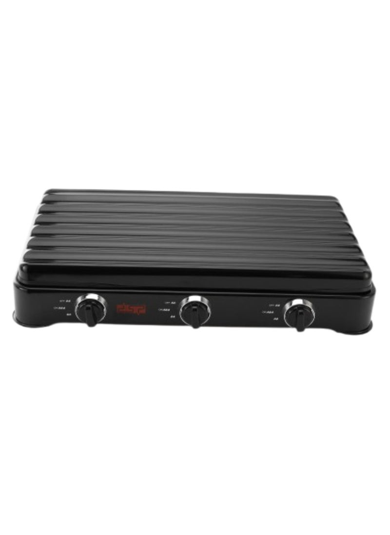 DSP - DSP - Gas Stove - 3 Burners - KD5077 - Black - Image 1