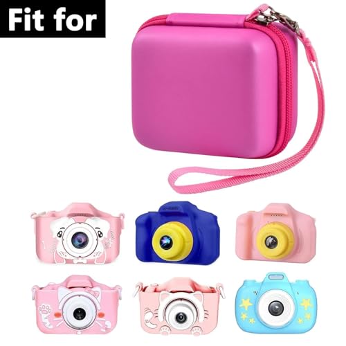 GWCASE Camera Case Compatible with Seckton for MAVOKIS for ZUODUN for YEEHAO for HOOMOON for Goopow for GREENKINDER Kids Selfie Camera, Kids Digital Cameras Holder Container (Box Only)-Red Zipper - Image 2