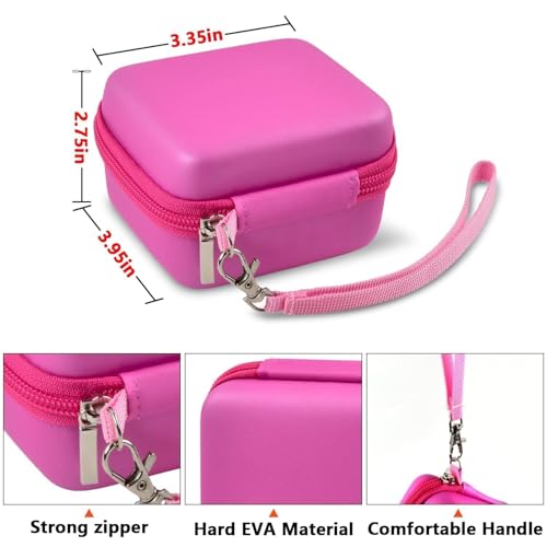 GWCASE Camera Case Compatible with Seckton for MAVOKIS for ZUODUN for YEEHAO for HOOMOON for Goopow for GREENKINDER Kids Selfie Camera, Kids Digital Cameras Holder Container (Box Only)-Red Zipper - Image 5