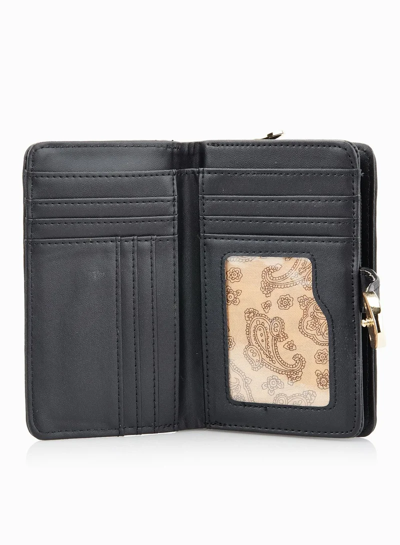 Ginger Zipper Buckled Purse