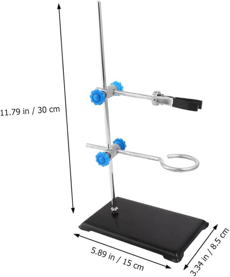 Mini Metal Lab Stand Detachable Chemistry Equipment Support Clamp Laboratory Grade - Image 4