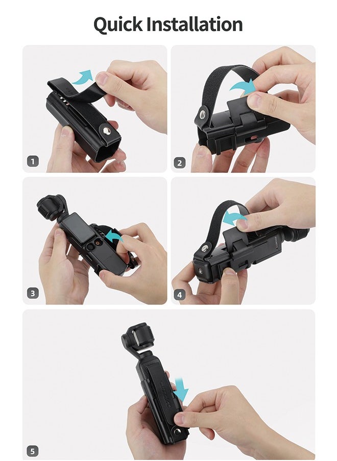 Sunnylife - Hand Band for Osmo Pocket 3 Protective Case Lanyard Expansion Frame Pocket 3 Extension Handle Cover, For DJI Osmo Pocket 3 Accessories - Image 1