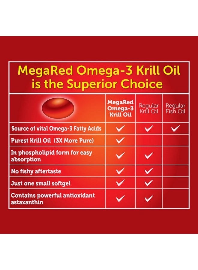 Omega3 Krill Oil 350Mg Softgels (60 Count In A Bottle) Epa & Dha Omega3 Fatty Acids With No Fishy Aftertaste Unlike Fish Oil Contains Antioxidant Astaxanthin