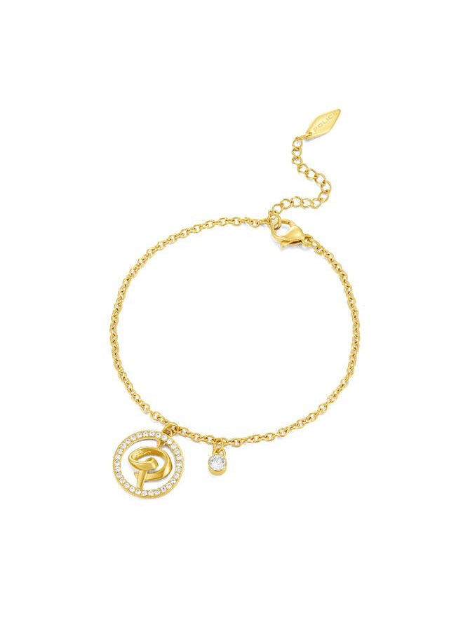 POLICE Volute Gold Plated Necklace, Bracelet, Earrings Set Box for Women's  - Image 5