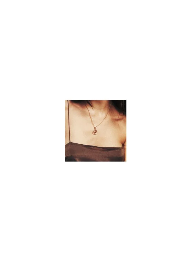 POLICE Volute Gold Plated Necklace, Bracelet, Earrings Set Box for Women's