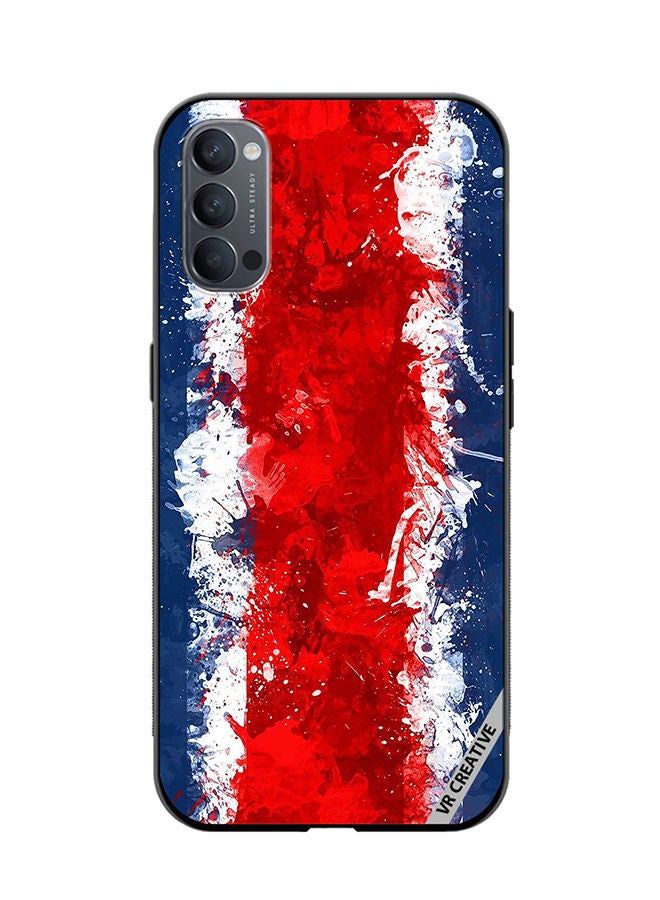 VR CREATIVE Protective Case Cover For Oppo Reno4 Pro 5G Abstract Design Multicolour - Image 1