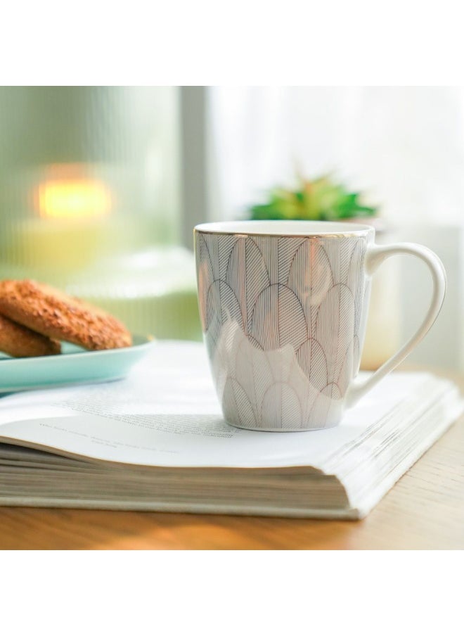 DANUBE HOME Danube Home Eleganza New Bone China Mug Elegant Durable Stylish Mug For Tea Or Coffee Fine Bone China Perfect For Daily Use Or Gifting 360Ml  - Image 2