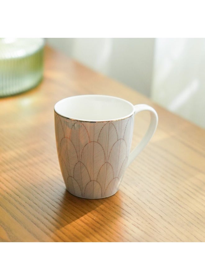 DANUBE HOME Danube Home Eleganza New Bone China Mug Elegant Durable Stylish Mug For Tea Or Coffee Fine Bone China Perfect For Daily Use Or Gifting 360Ml  - Image 1